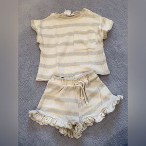 Zara kids Knit Short Set